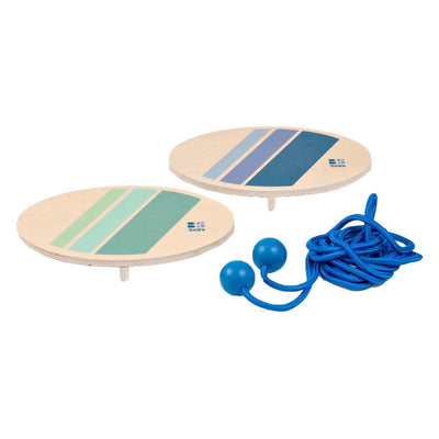 Bs toys Juego de tira y afloja de madera para dos - 3 partes.