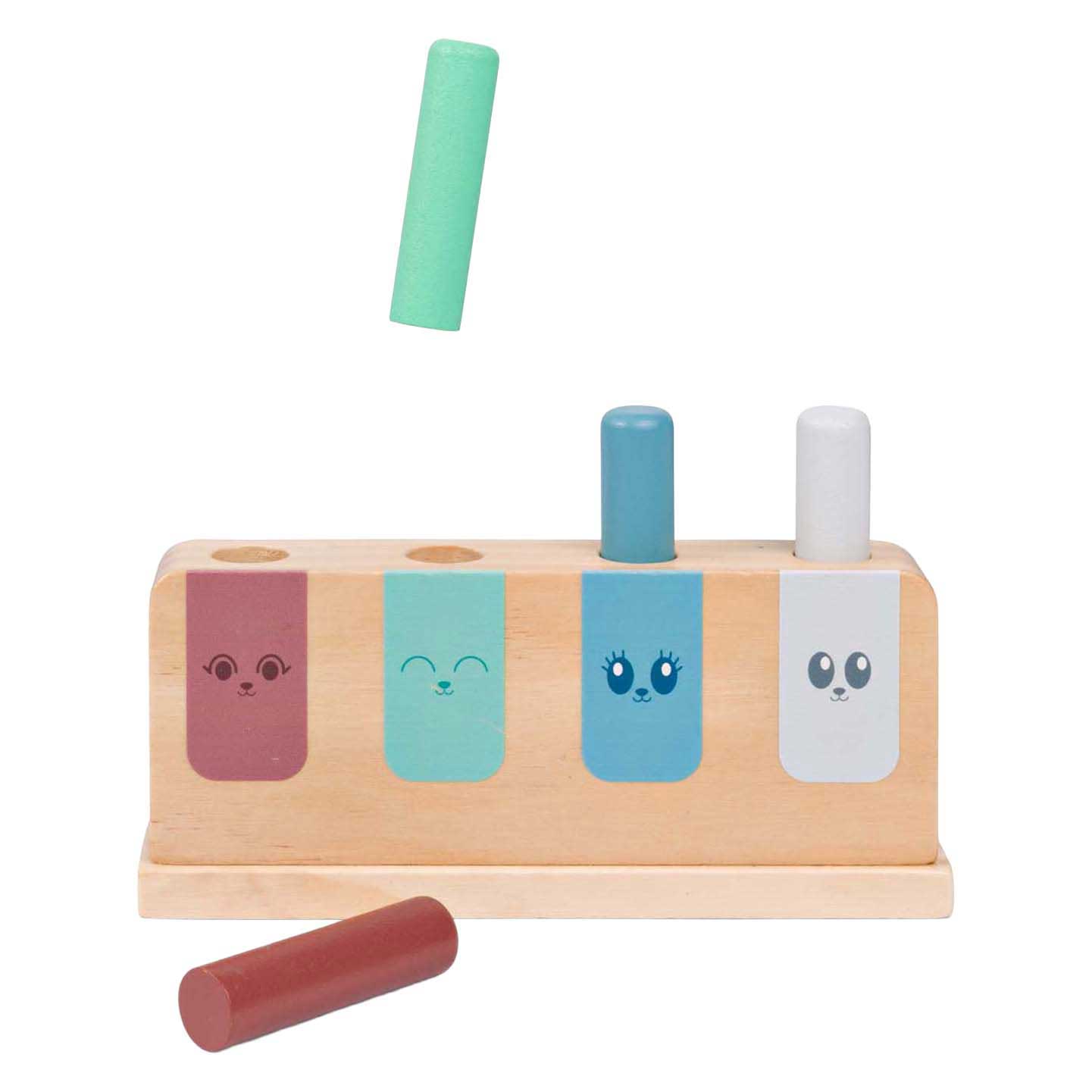 Gioco pop-up in legno Bs Toys - 5 pz.