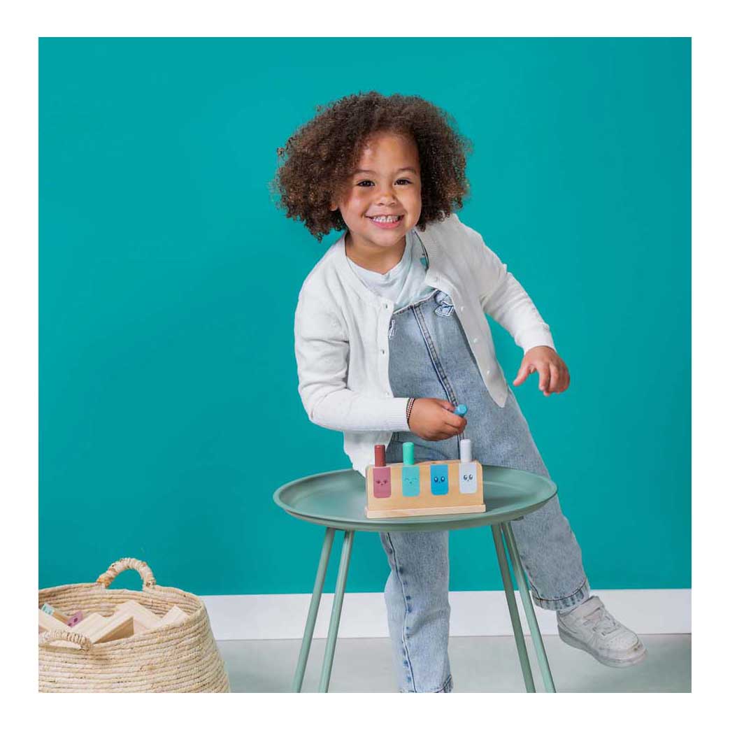 Gioco pop-up in legno Bs Toys - 5 pz.
