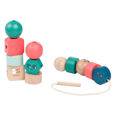 Bs toys cuentas de madera junior - 13 uds.