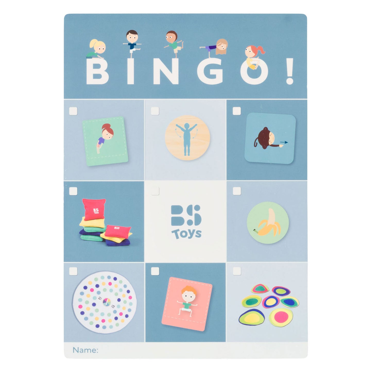 Paquete grupal de juego físico Bs Toys - 6 piezas.