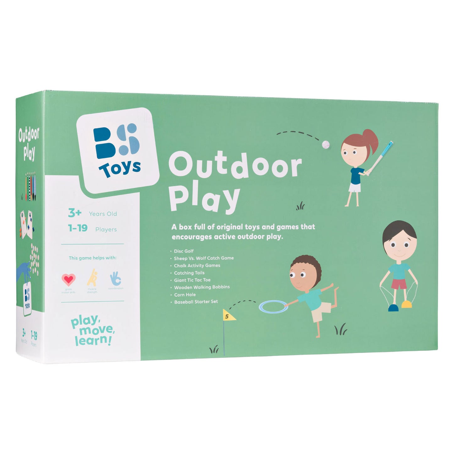 Paquete grupal de juego para exteriores Bs Toys - 8 piezas.