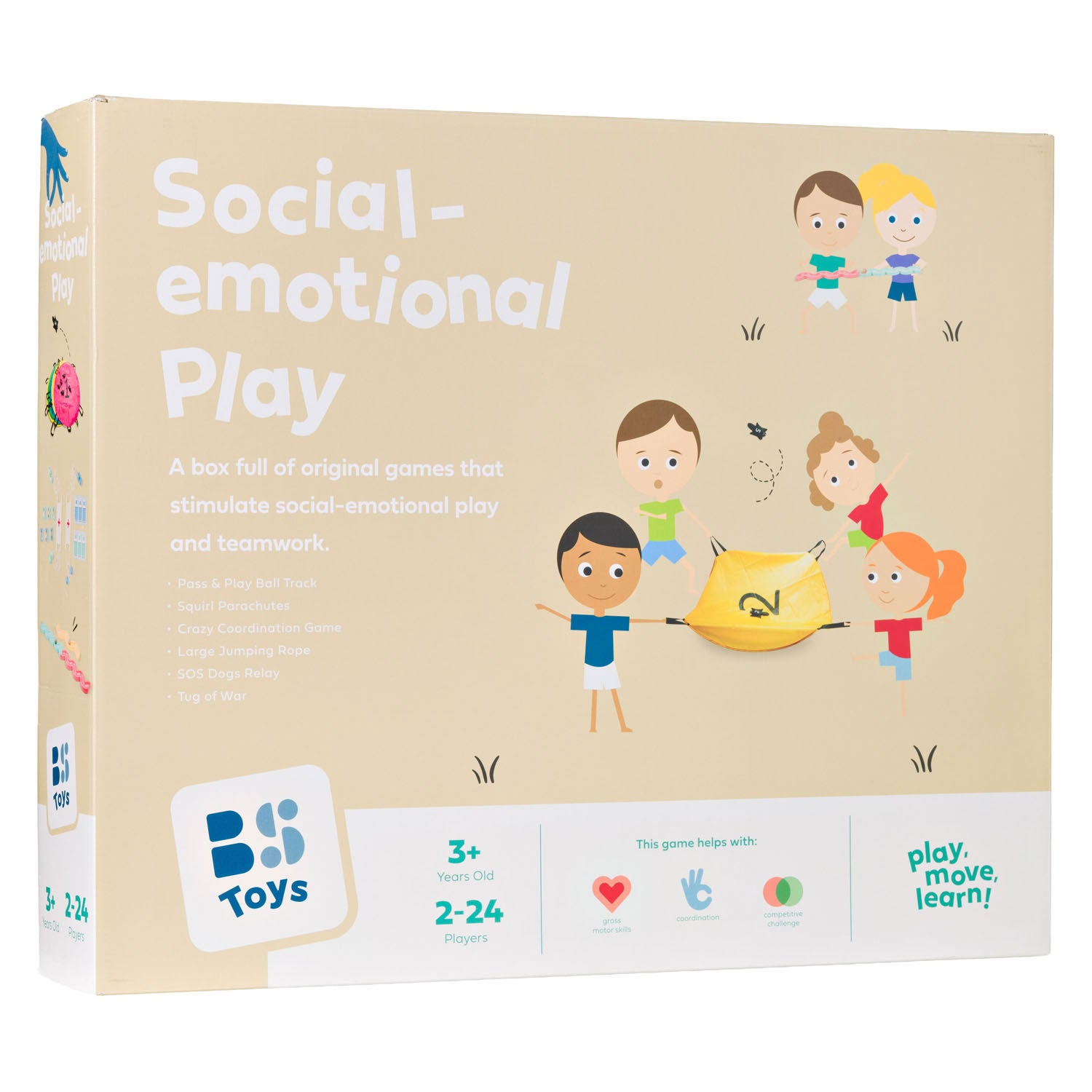Pacchetto di set di giochi socio-emotivi Bs Toys - 6 pezzi.