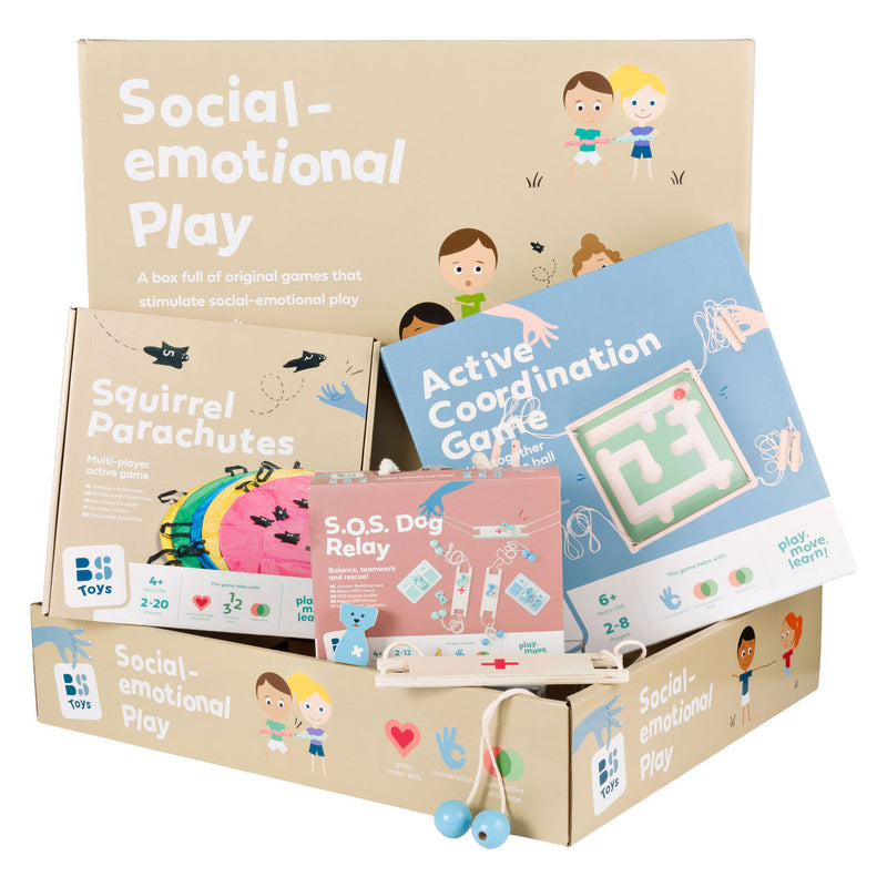 Pacchetto di set di giochi socio-emotivi Bs Toys - 6 pezzi.