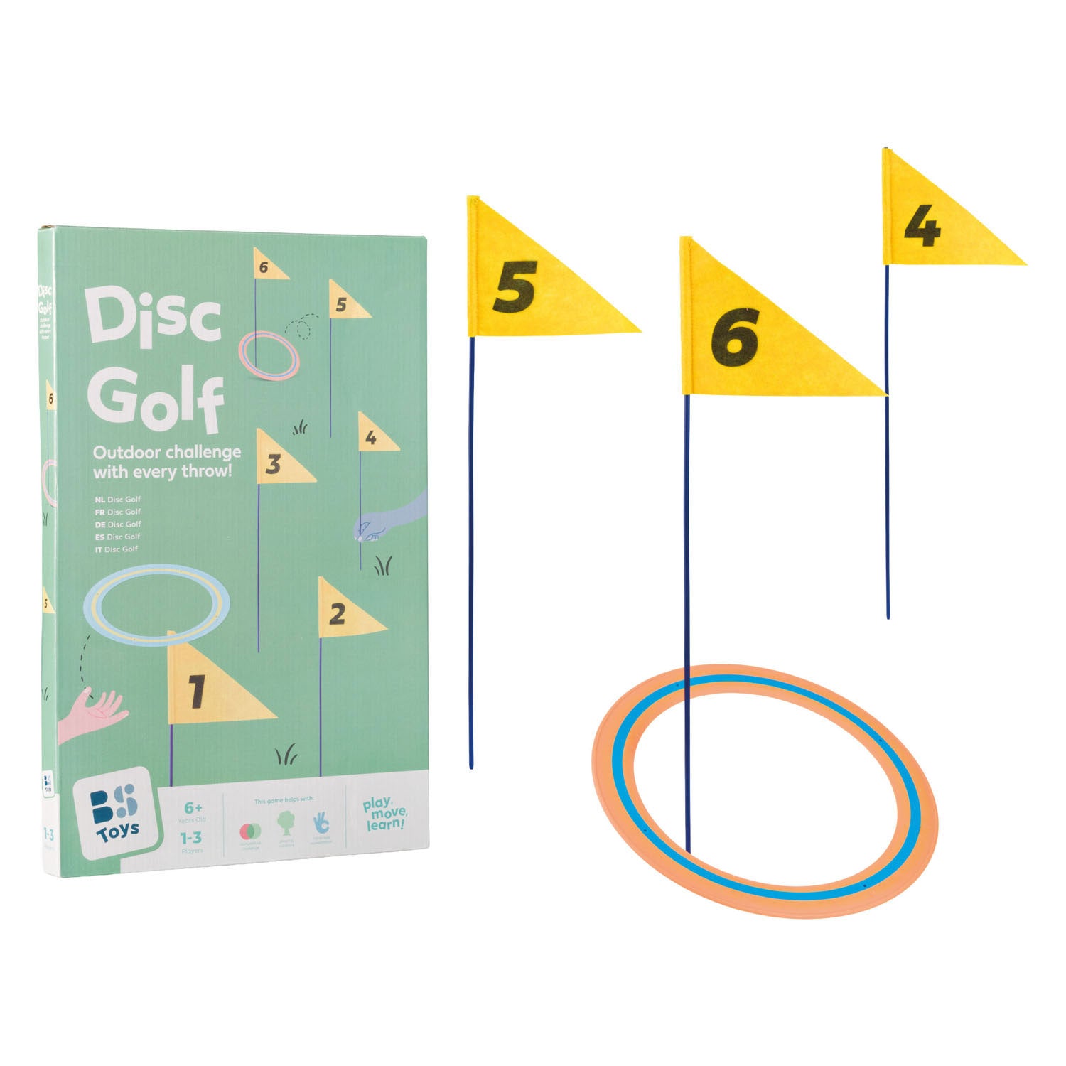 Bs toys discgolfspel - 1-3 spelers