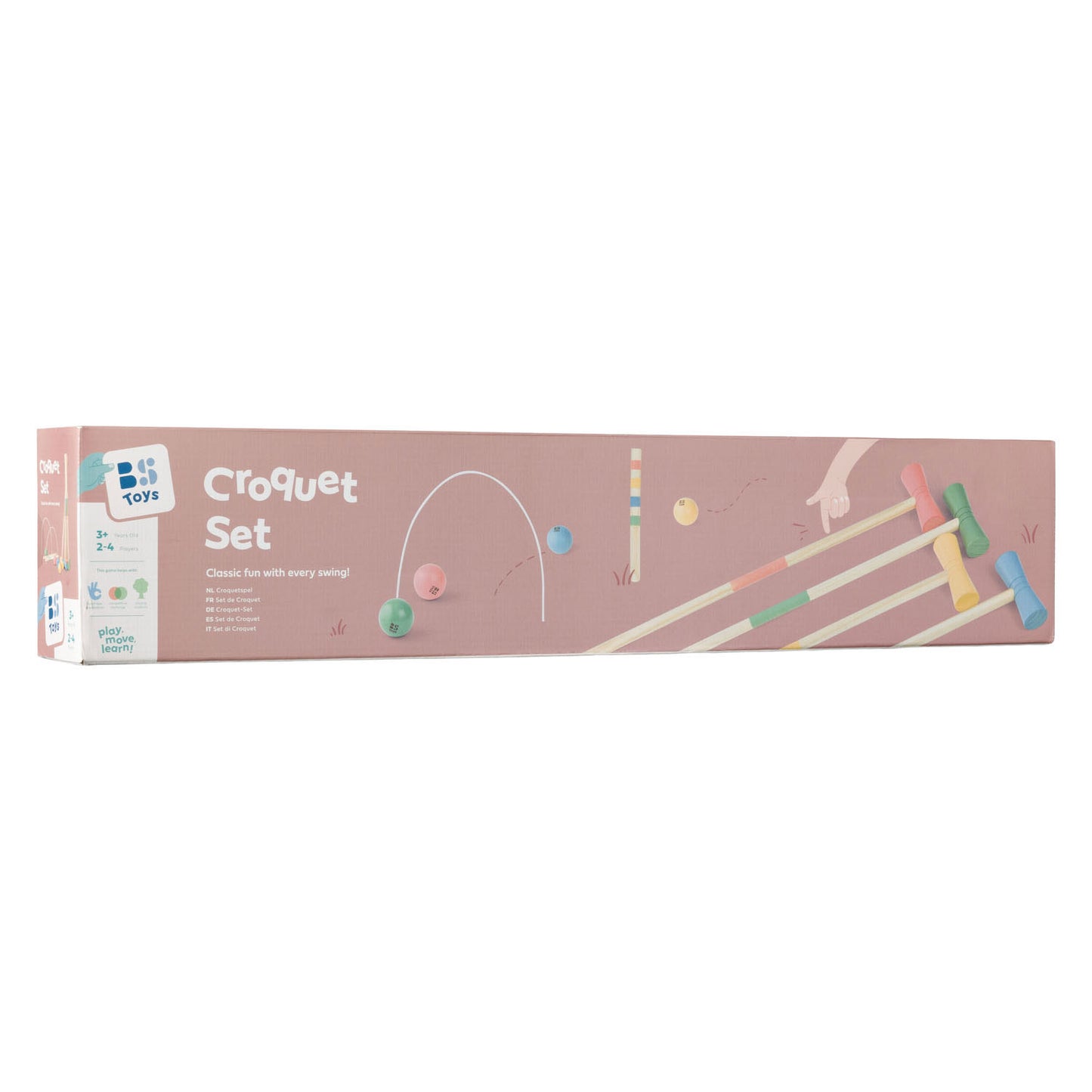 Juego de croquet de madera BS Toys