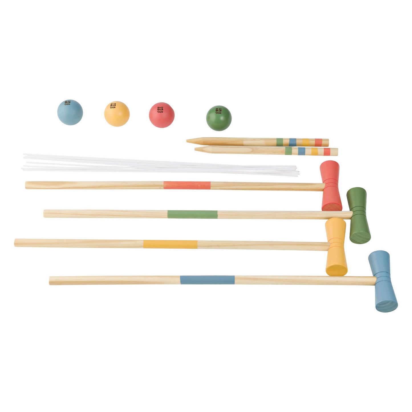 Juego de croquet de madera BS Toys