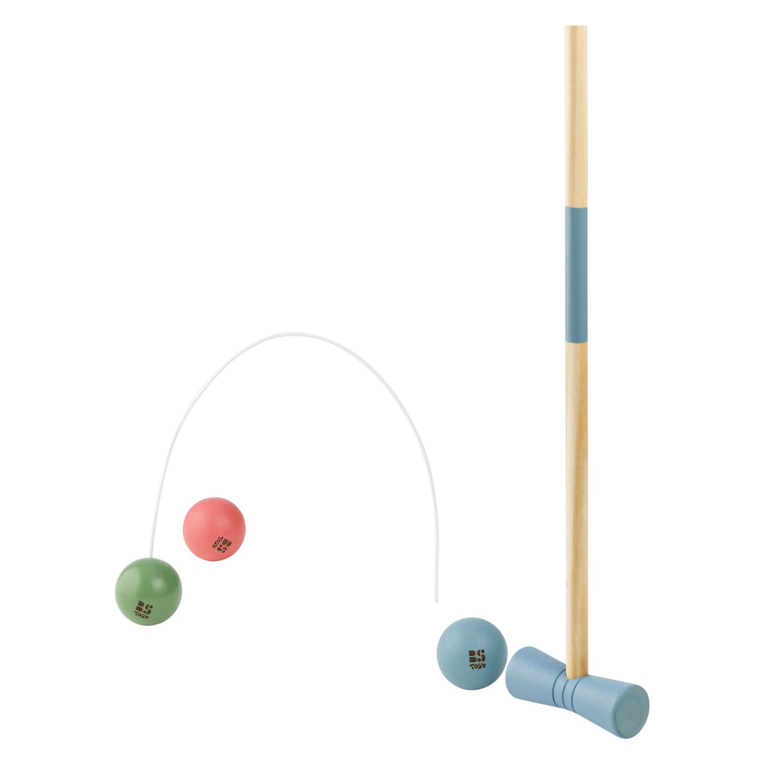 Bs toys houten croquet set