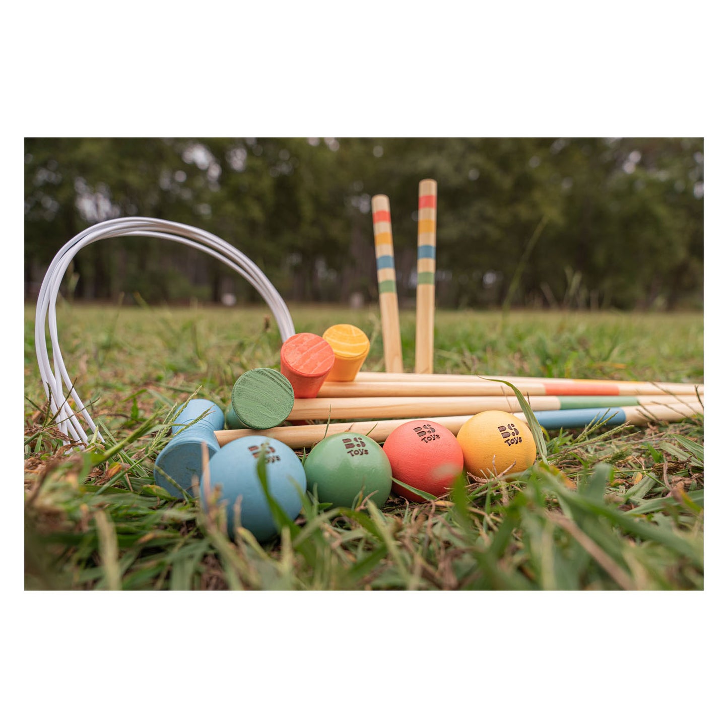 Juego de croquet de madera BS Toys