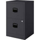 Cassettiera sospesa bisley pfa2zw 2 cassetti nera