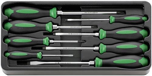 Juego de destornilladores Stahlwille 9 piezas drall+