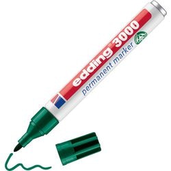 Permanent marker edding 3000 green