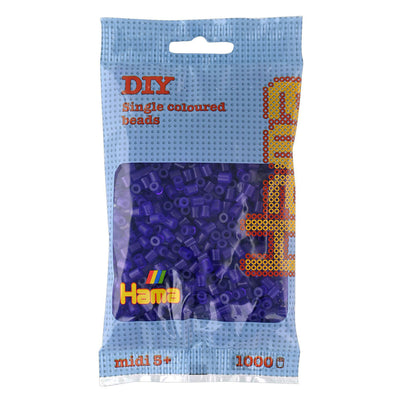 Hama Iron Beads 1000 piezas moradas transparentes