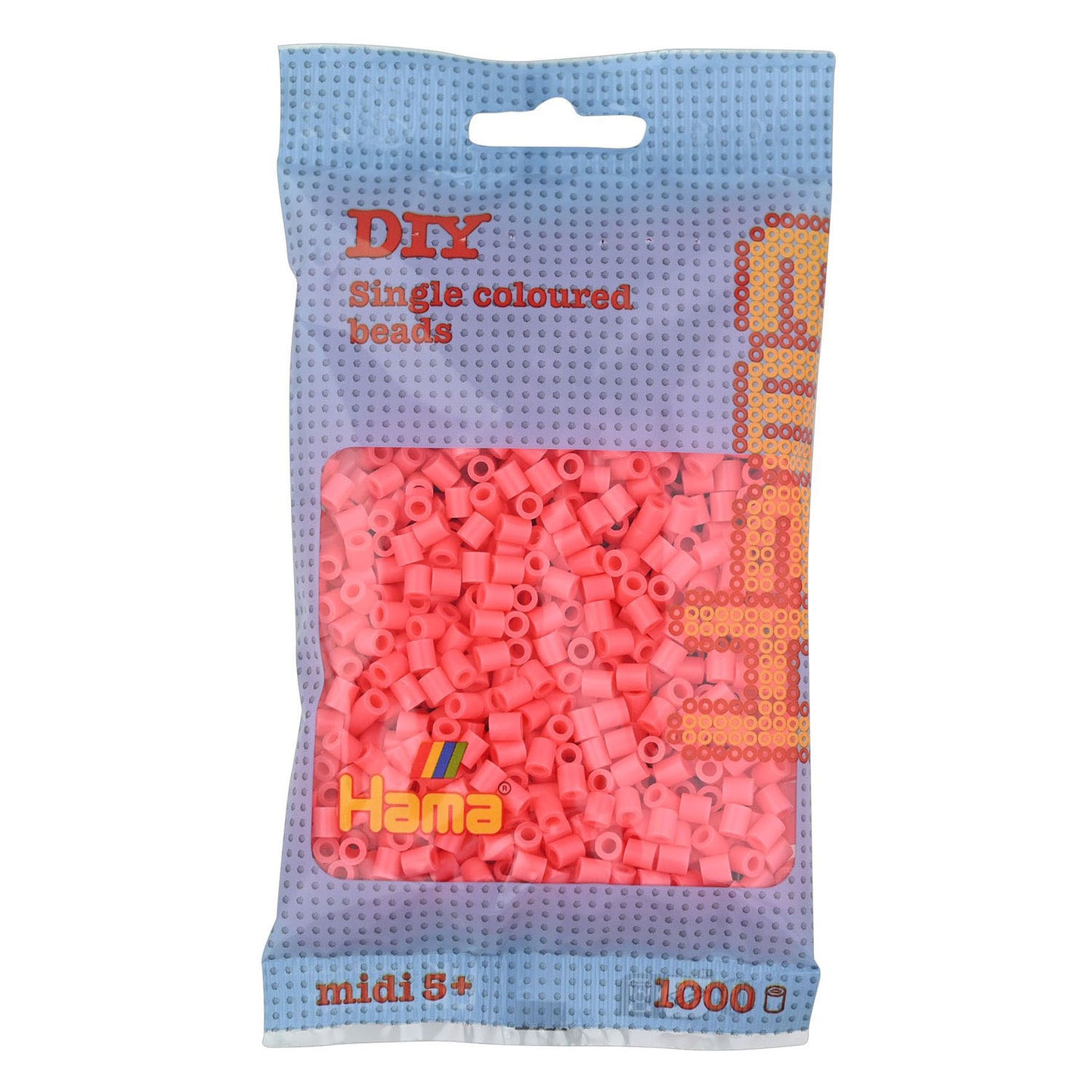 Hama Iron Beads Red Pastel (044), 1000.