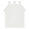 Hama midi strijkkralenbordje - huis