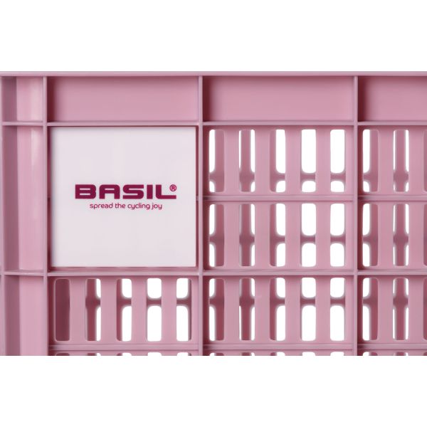 Basil Fietskrat S - Small - 17,5 litri - Pink