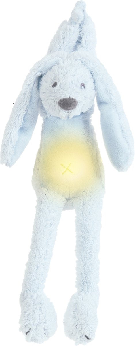 Luce notturna Happy Horse Rabbit Richie con suoni rilassanti 34 cm - blu - regalo per bambini