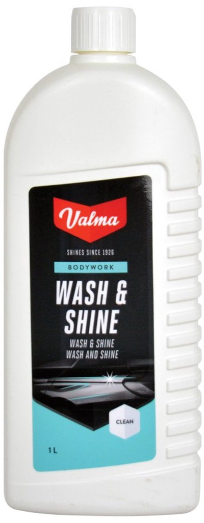 Valma wash shine – krachtige autoshampoo – verwijdert vuil vet – herstelt glans - 1 liter