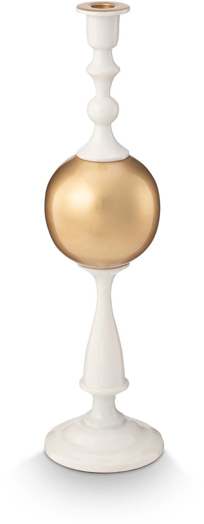 Sfera portacandele Pip studio - portacandele in metallo - oro bianco - 44 cm