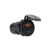 Caricatore USB Powerline integrato con USB-A QC3.0 e USB-C QC4.0