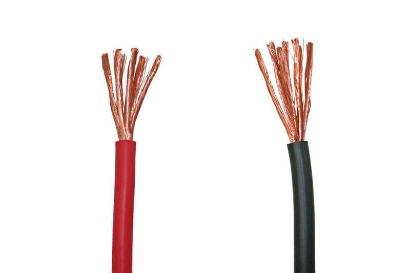 Cavo elettrico 1x 6mm² rosso 25 metri