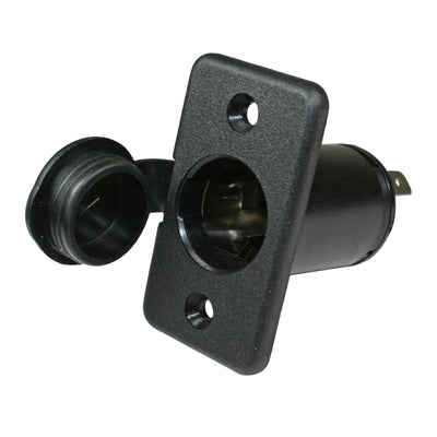 12v wandcontactdoos uni inbouw met deksel