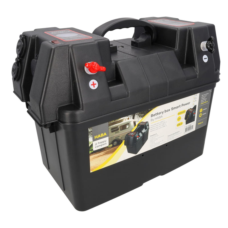 Caja de batería smart power - caja de batería precableada con accesorios