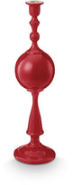 Pip studio kandelaar sphere - kaarsenhouder van metaal - donkerrood - 44cm