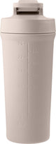 Aya ida - shaker bottle - drinkfles - sport - fitness - shakebeker - 750ml - cream beige