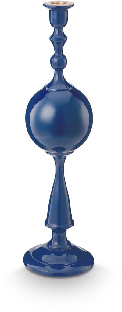 Sfera portacandele Pip studio - portacandele in metallo - blu scuro - 44 cm