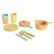 Set di padelle giocattolo bioplastica jipy set da 25 pezzi - afbeelding 2