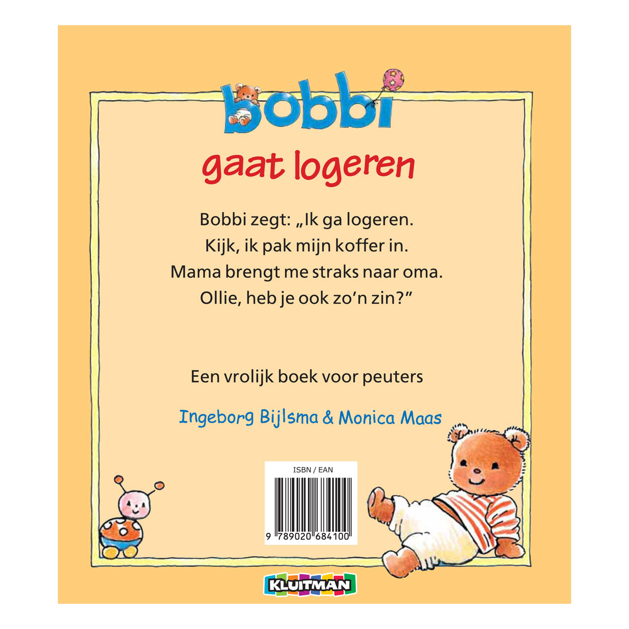 Kluitman bobbi gaat logeren