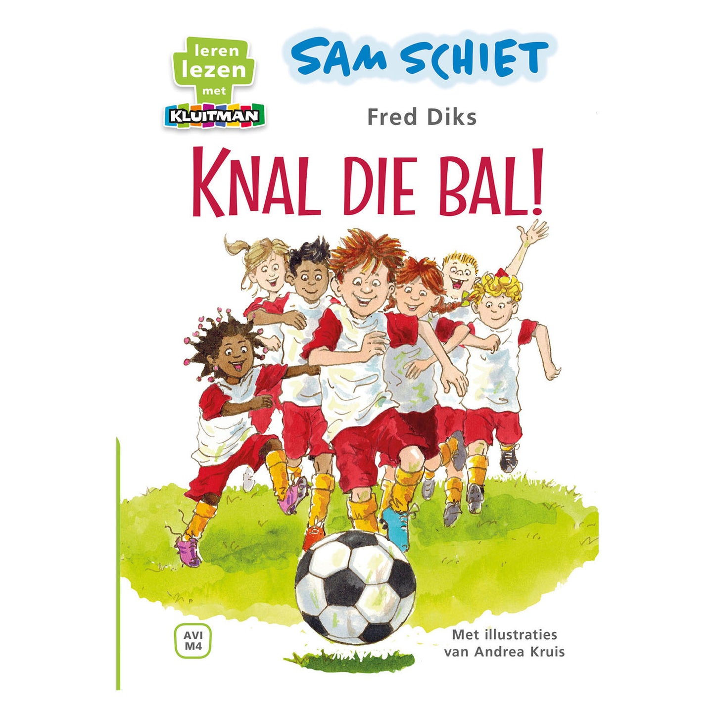 Uitgeverij kluitman sam schiet - knal die bal! avi-m4