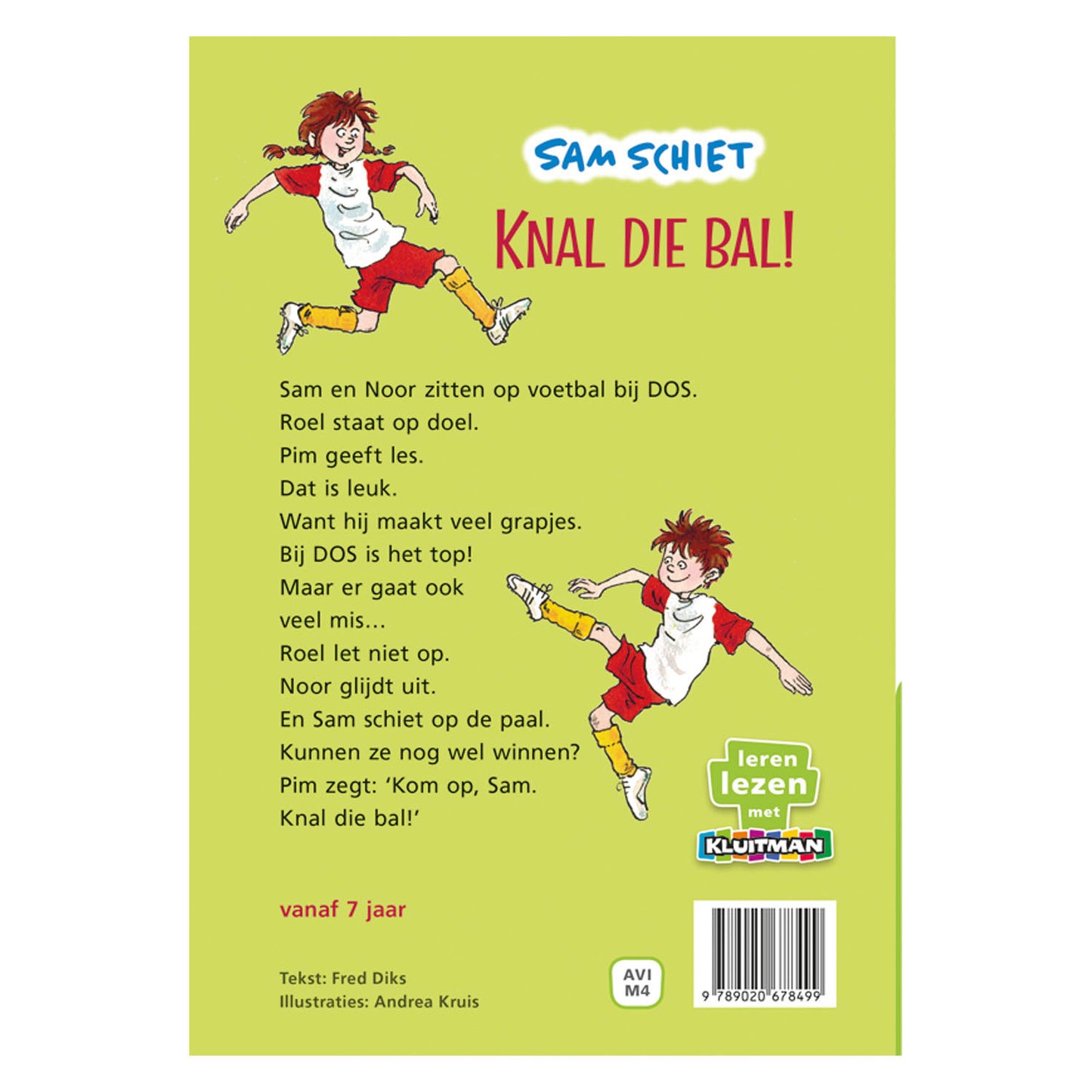 Uitgeverij kluitman sam schiet - knal die bal! avi-m4