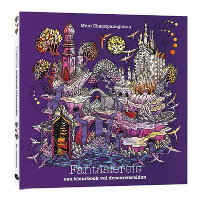 Libro para colorear del viaje de fantasía del editor Kluitman