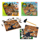 Toi-toys hamerspel dino wilde dieren 2 assorti - afbeelding 1