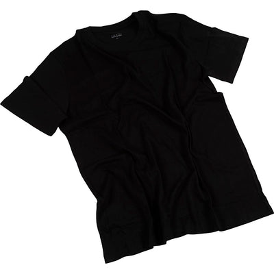 Camisetas de la empresa Creativ, anchura: 59 cm, talla x-large, cuello redondo, 145 gr, negro, 1 unidad