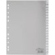 Tabs durevole 6443 polipropilene A4 230x297mm grigio 20 tabs