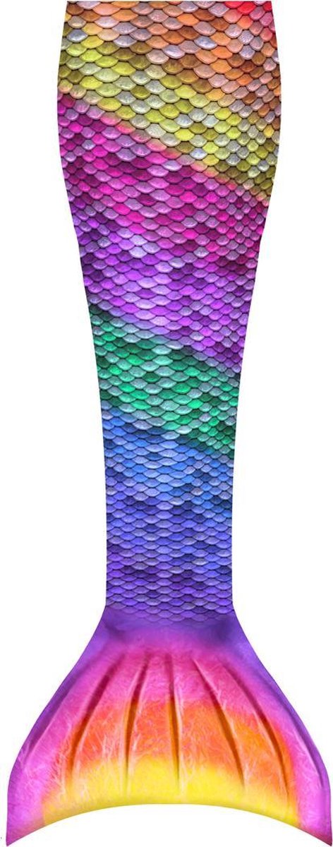 Coda da sirena Kuaki - set arcobaleno - s - 10 anni