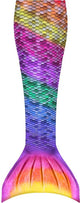 Coda da sirena Kuaki - set arcobaleno - s - 10 anni