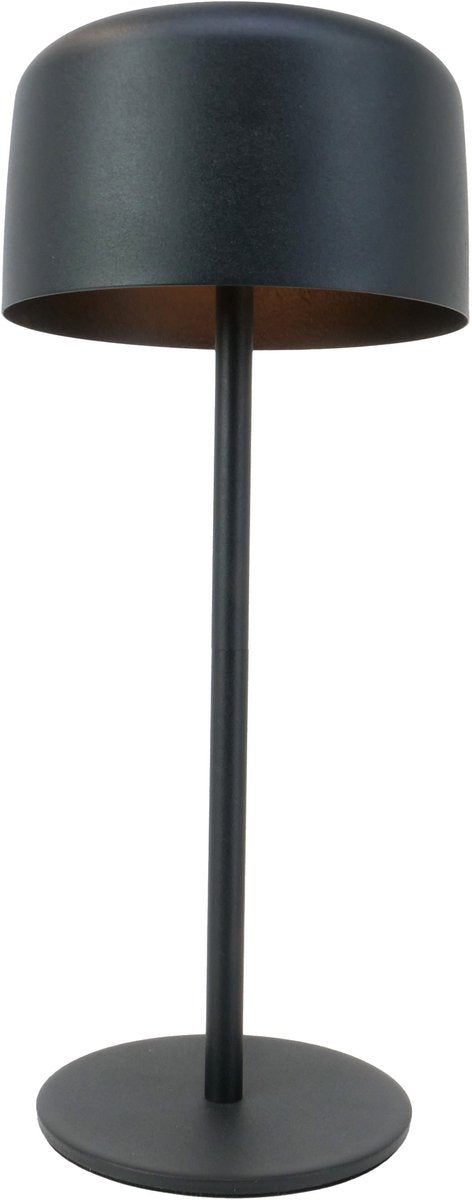 Lampada da tavolo Eglo roccanova - ricaricabile (fino a 22 ore di luce) - solare - 30 cm - nera - wireless - dimmerabile - interno ed esterno