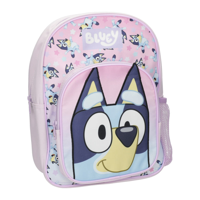 Zaino con tasca anteriore rosa blu