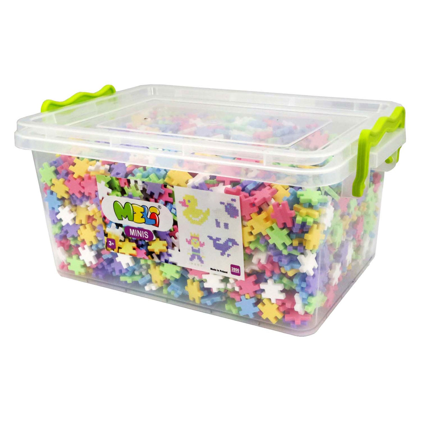 Meli minis mattoncini pastello, 2800 pz.
