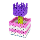 Meli basic pink building blocks, 300 pcs. - afbeelding 2