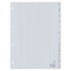 Tabs kangaro pp g412j a4 120 micras gris 12 partes ene-dic 4 agujeros impresos