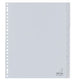 Pestañas Kangaro G410FM-B PP A4 120 micras gris 10 piezas Ventana de 23 orificios de ancho