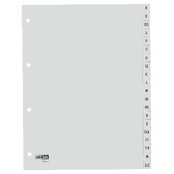 Linguette canguro pp g420az a4 120 micron grigio 20 pezzi a-z 4 fori stampate