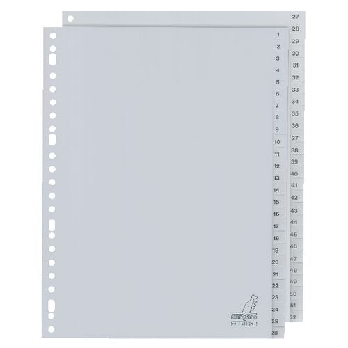 Linguette Kangaro a4 23 anelli numeri 1-52