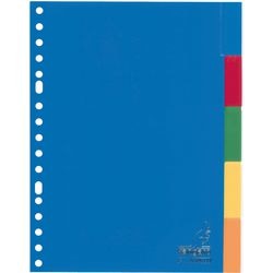 Linguette colorate canguro a505fm pp a5 120 micron 5 pezzi finestra 17 fori