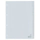 Tabs Kangaro G412F PP A4 120 micras gris 12 piezas 4 agujeros impresos